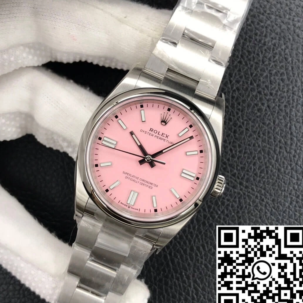 Candy Perpetual 36MM Factory EW Rolex Dial Oyster Pink M126000-0008 0315